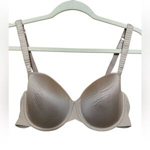 Third Love Classic T-Shirt Lightly Padded Underwire Bra in Taupe Nude, Size 40B.